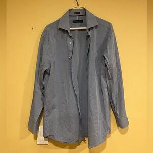 Blue Pokeadot “Tommy Hilfiger” Dress Shirt